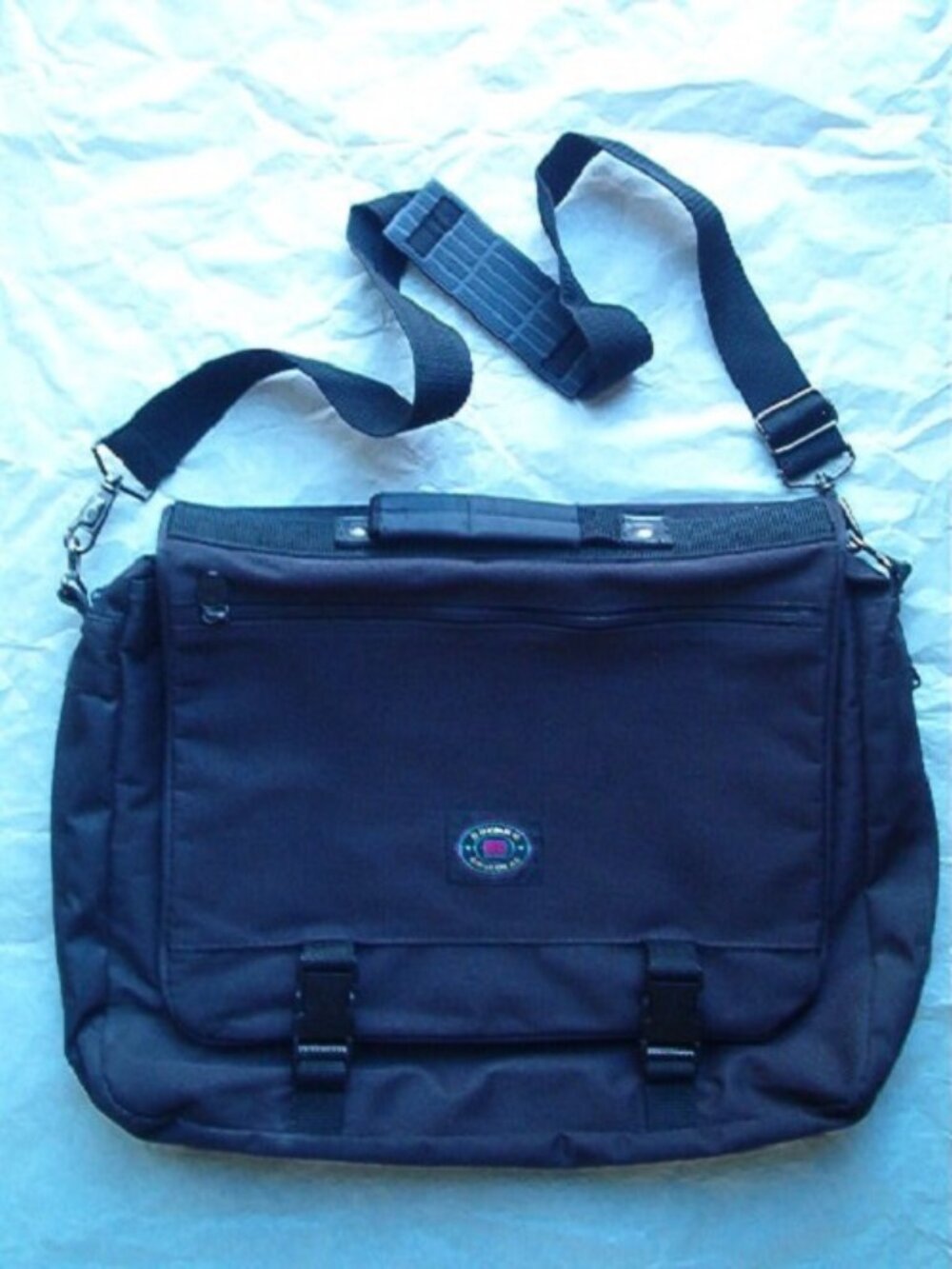 Bovano Messenger Bag, Black